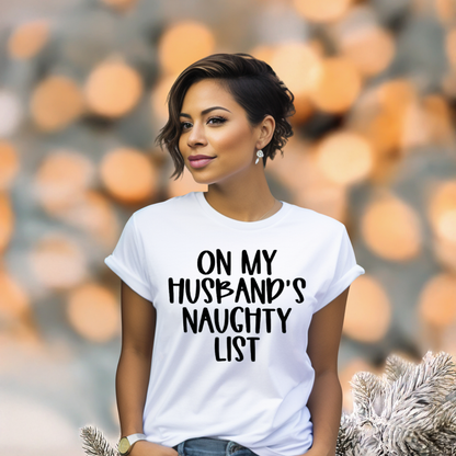 Naughty List Xmas Shirts