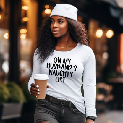 Naughty List Xmas Shirts