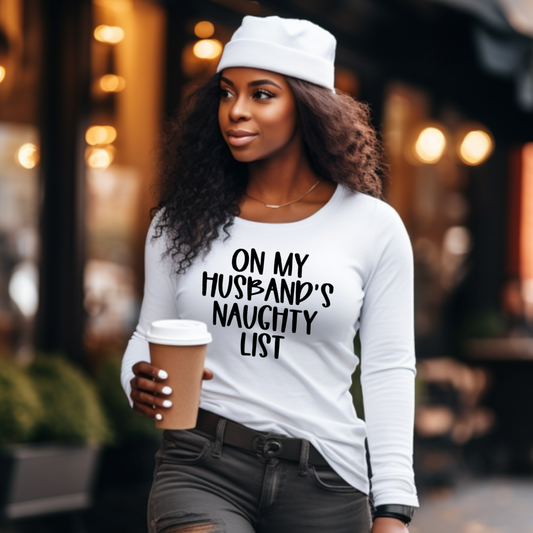 Naughty List Xmas Shirts