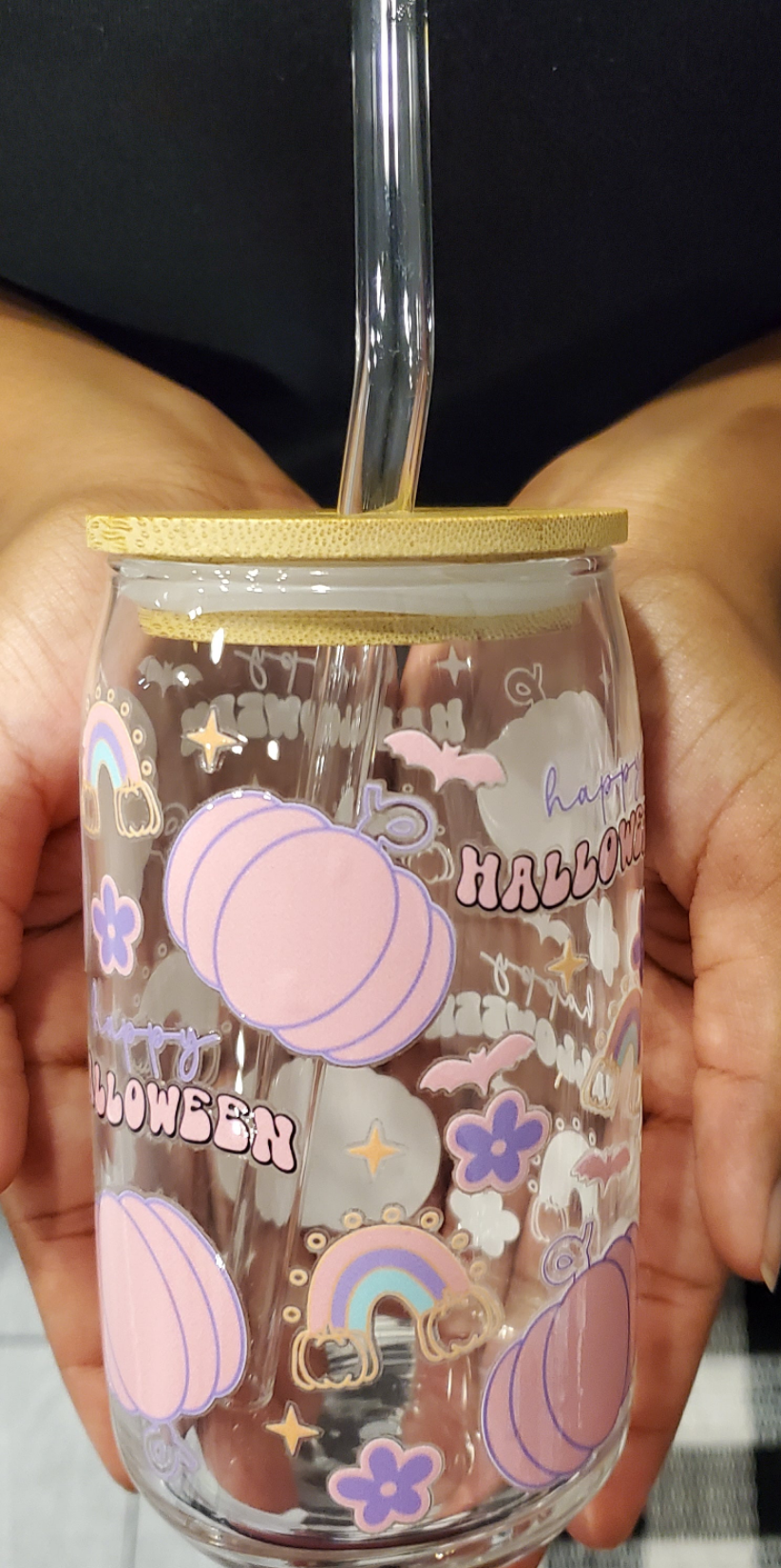 Spooky Glass Cup