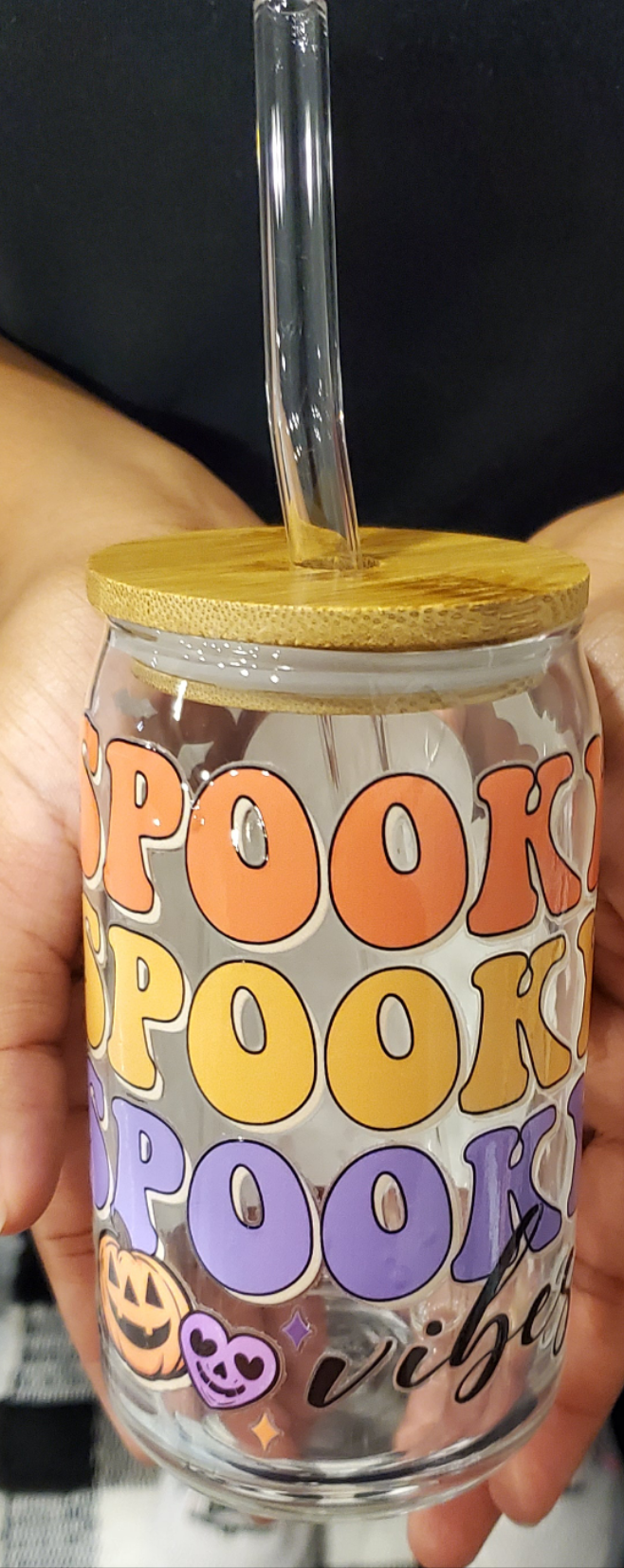 Spooky Glass Cup