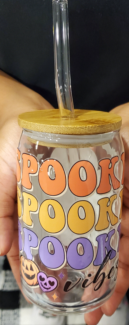 Spooky Glass Cup