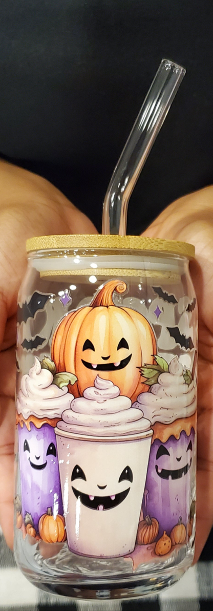 Spooky Glass Cup