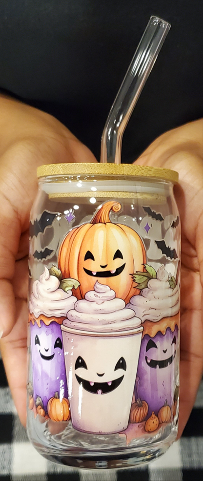 Spooky Glass Cup